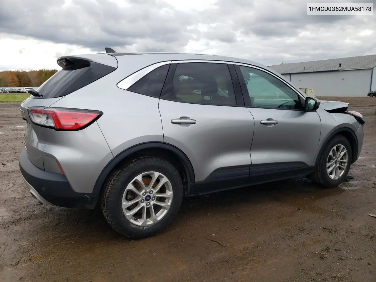 1FMCU0G62MUA58178 2021 Ford Escape Se