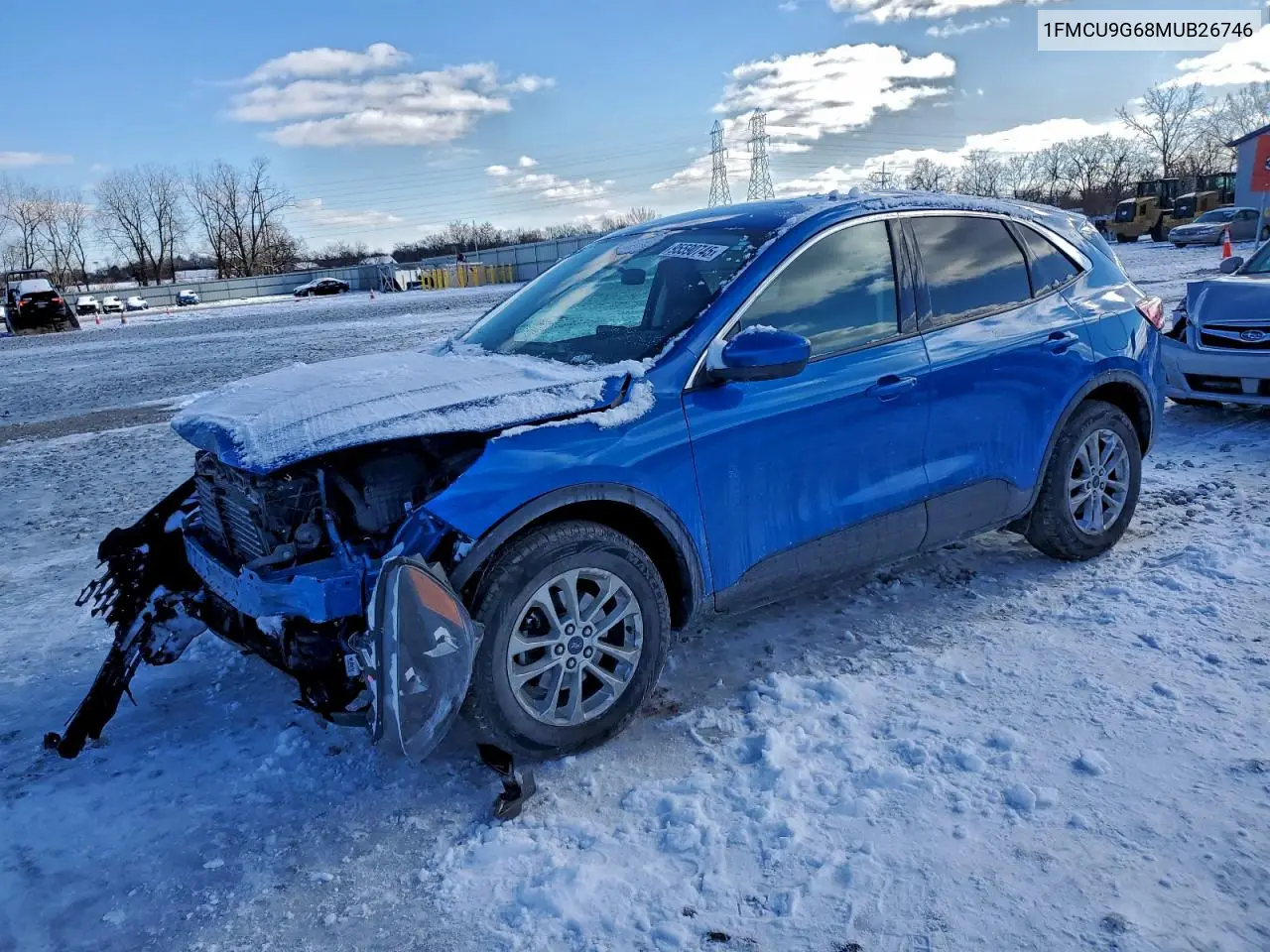1FMCU9G68MUB26746 2021 Ford Escape Se