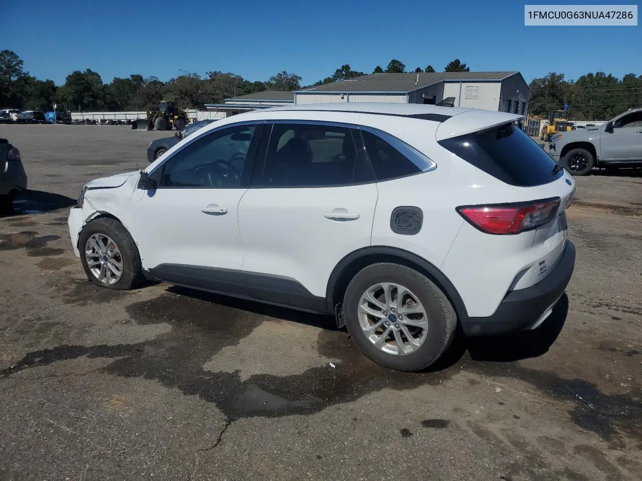 1FMCU0G63NUA47286 2022 Ford Escape Se