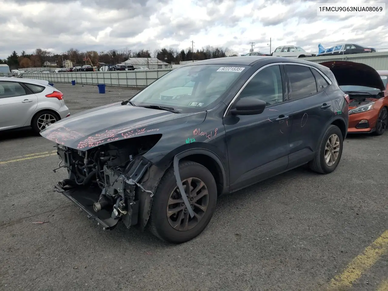 1FMCU9G63NUA08069 2022 Ford Escape Se