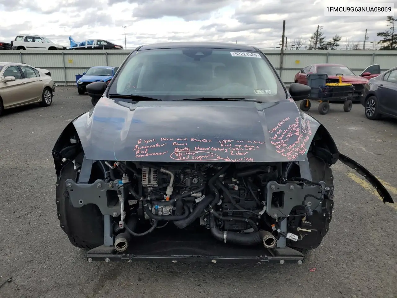 1FMCU9G63NUA08069 2022 Ford Escape Se