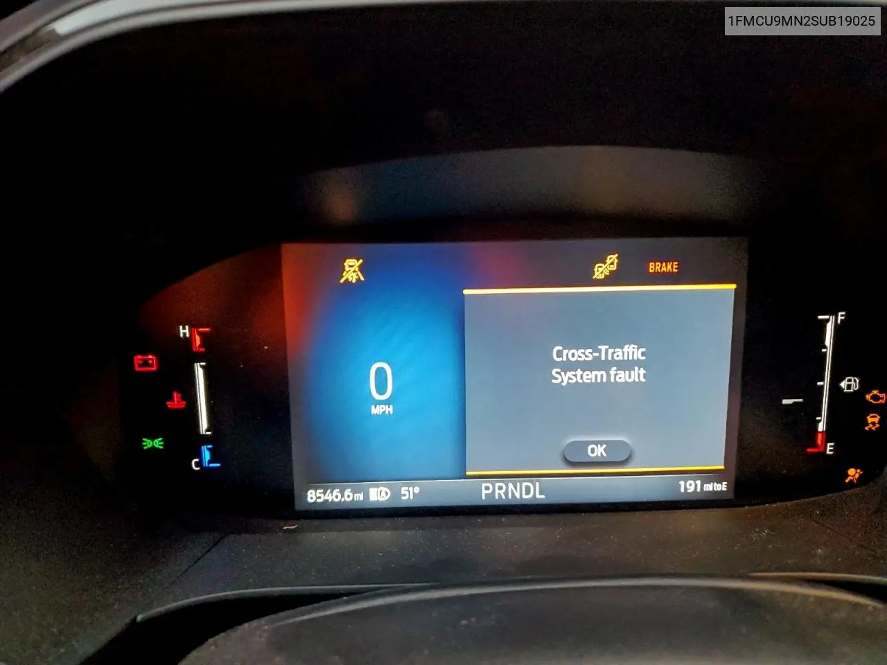 1FMCU9MN2SUB19025 2025 Ford Escape St Line