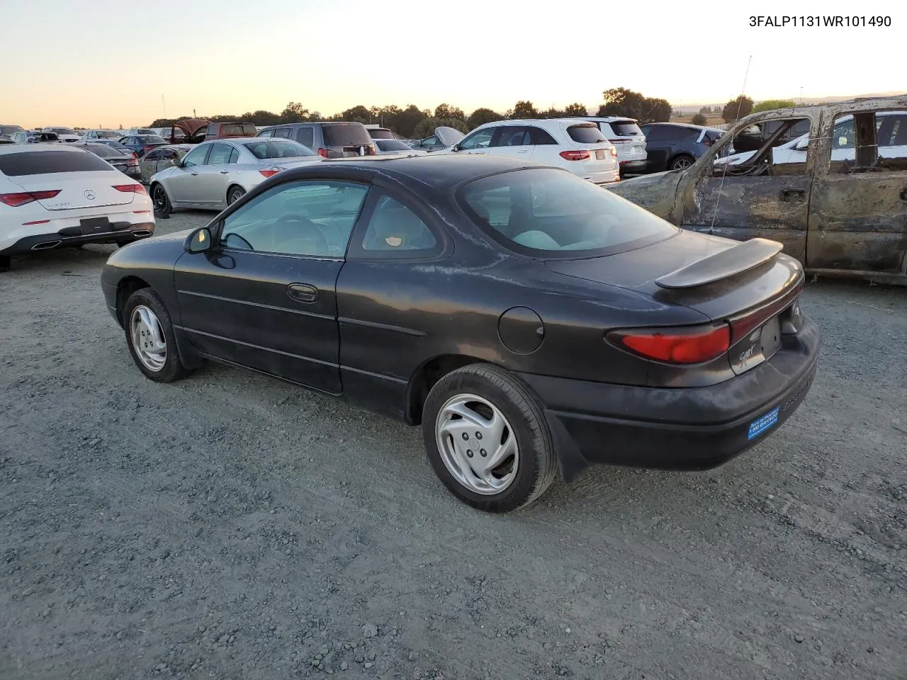 1998 Ford Escort Zx2 VIN: 3FALP1131WR101490 Lot: 74065584