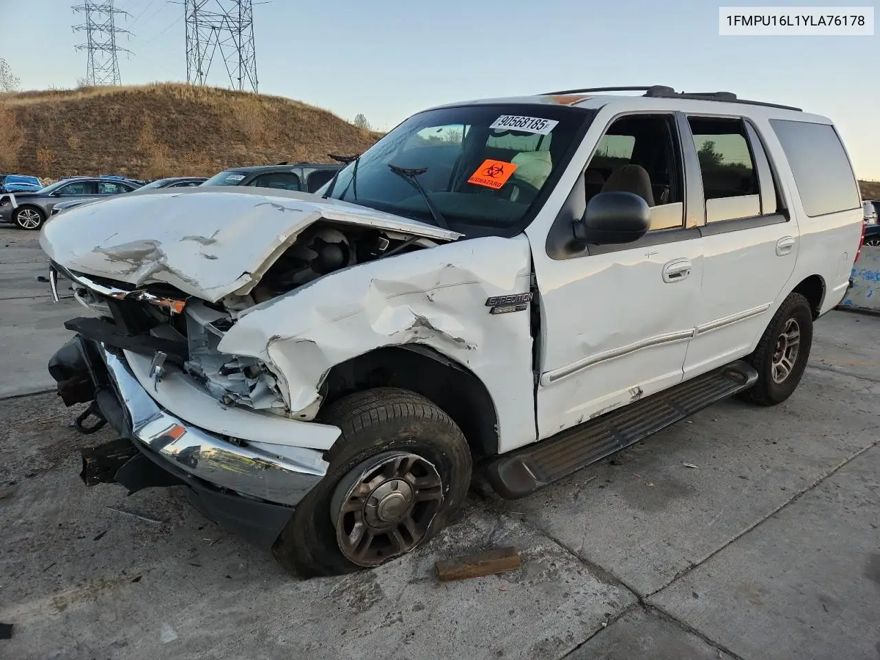 1FMPU16L1YLA76178 2000 Ford Expedition Xlt