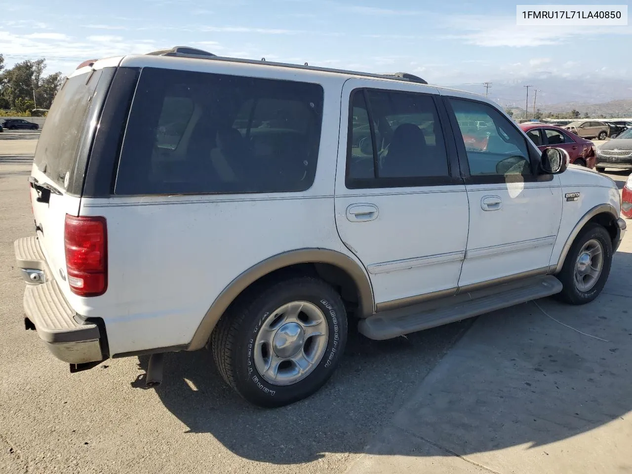 2001 Ford Expedition Eddie Bauer VIN: 1FMRU17L71LA40850 Lot: 72085354