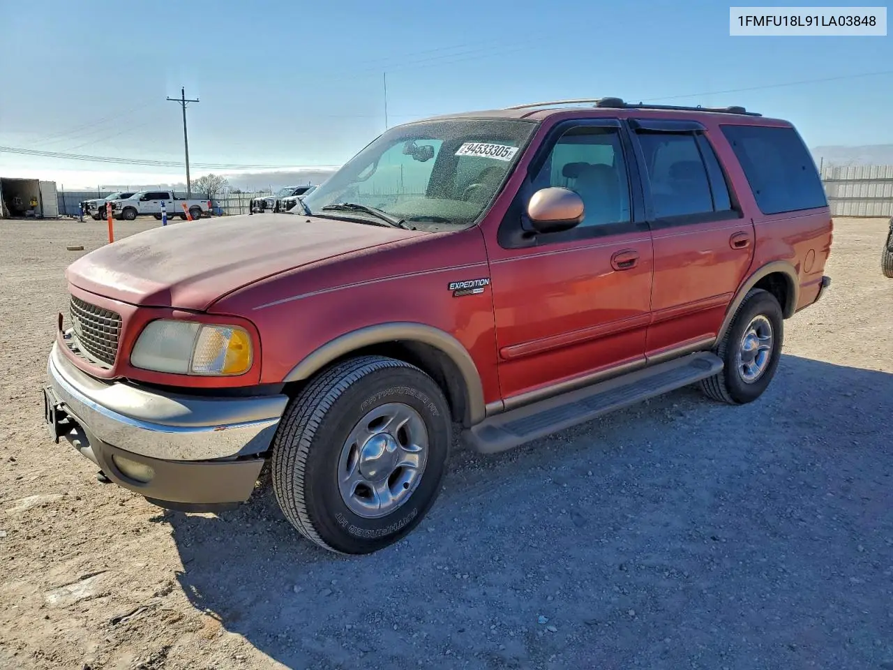 1FMFU18L91LA03848 2001 Ford Expedition Eddie Bauer