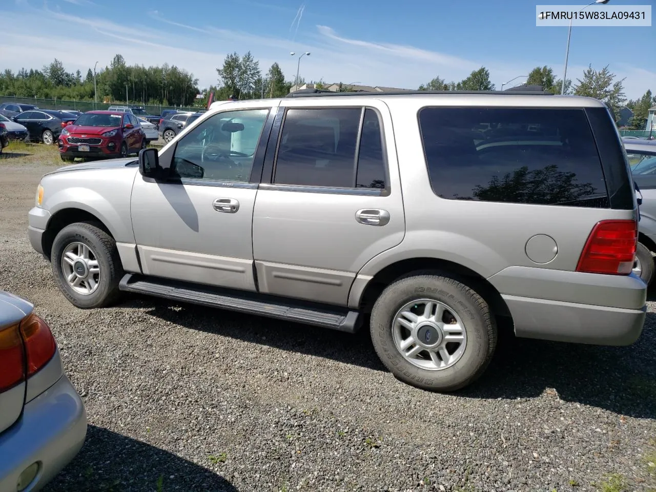 1FMRU15W83LA09431 2003 Ford Expedition Xlt