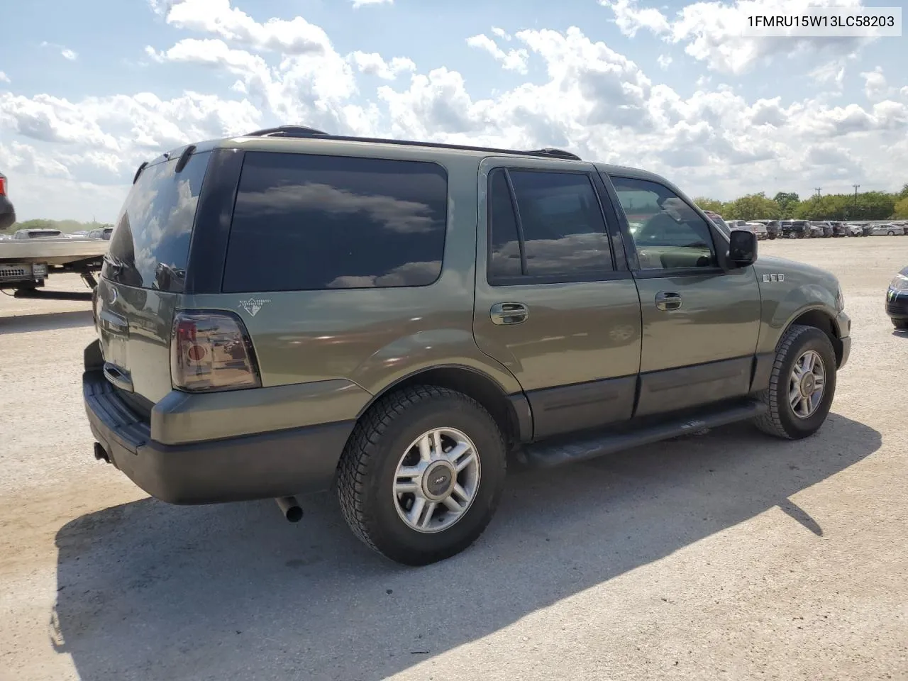 2003 Ford Expedition Xlt VIN: 1FMRU15W13LC58203 Lot: 71525014