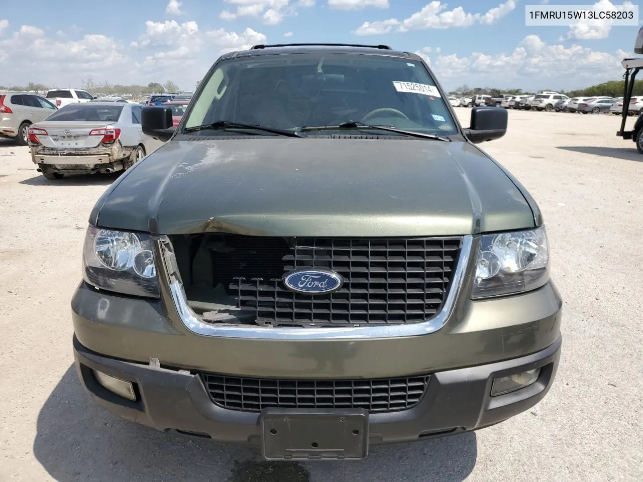 2003 Ford Expedition Xlt VIN: 1FMRU15W13LC58203 Lot: 71525014