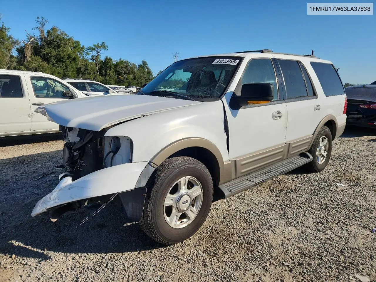 1FMRU17W63LA37838 2003 Ford Expedition Eddie Bauer