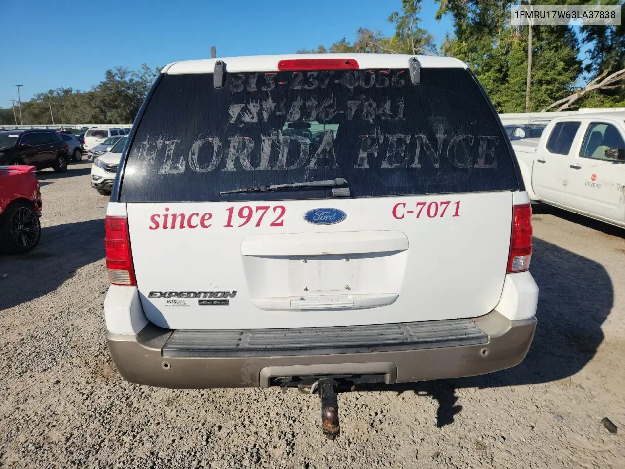 1FMRU17W63LA37838 2003 Ford Expedition Eddie Bauer