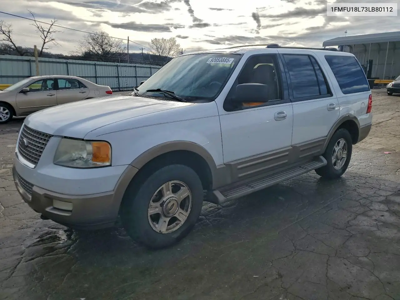 1FMFU18L73LB80112 2003 Ford Expedition Eddie Bauer
