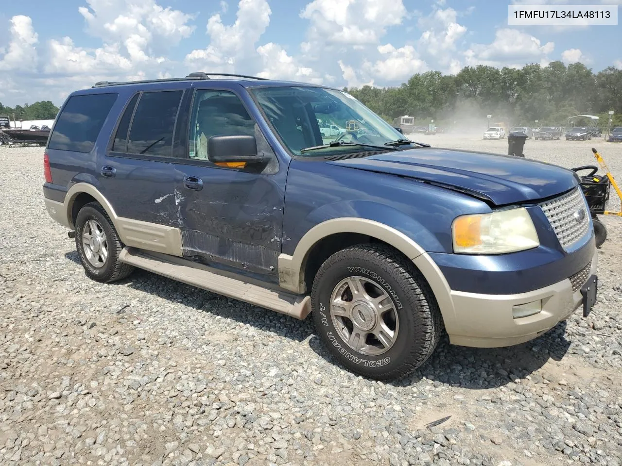 2004 Ford Expedition Eddie Bauer VIN: 1FMFU17L34LA48113 Lot: 68609844