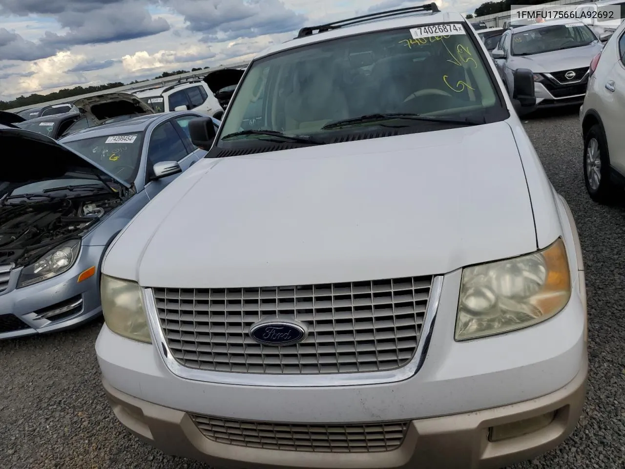 2006 Ford Expedition Eddie Bauer VIN: 1FMFU17566LA92692 Lot: 74026874