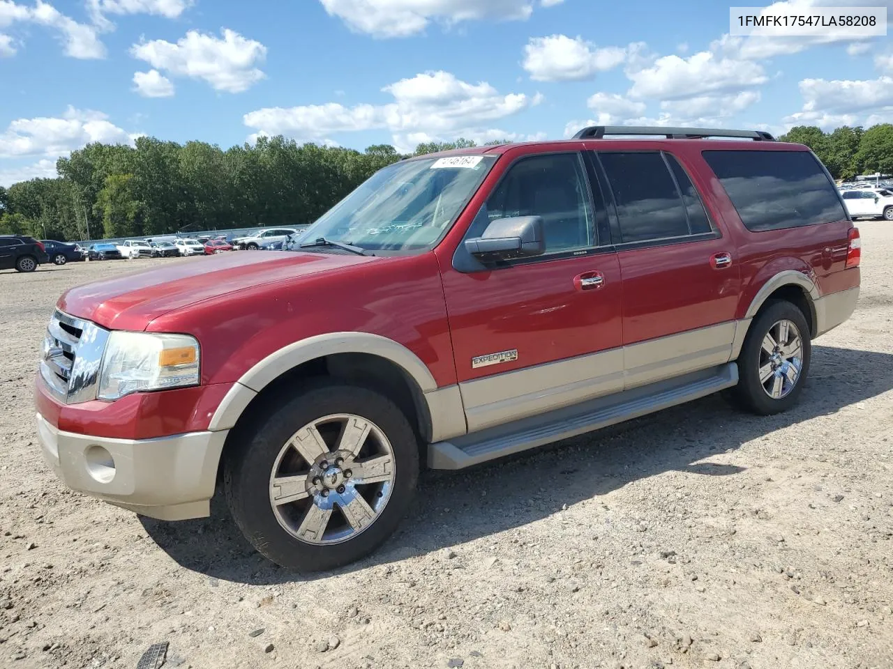 1FMFK17547LA58208 2007 Ford Expedition El Eddie Bauer