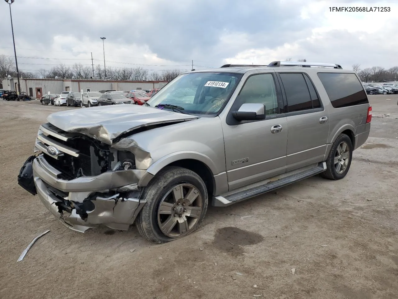 2008 Ford Expedition El Limited VIN: 1FMFK20568LA71253 Lot: 41910134