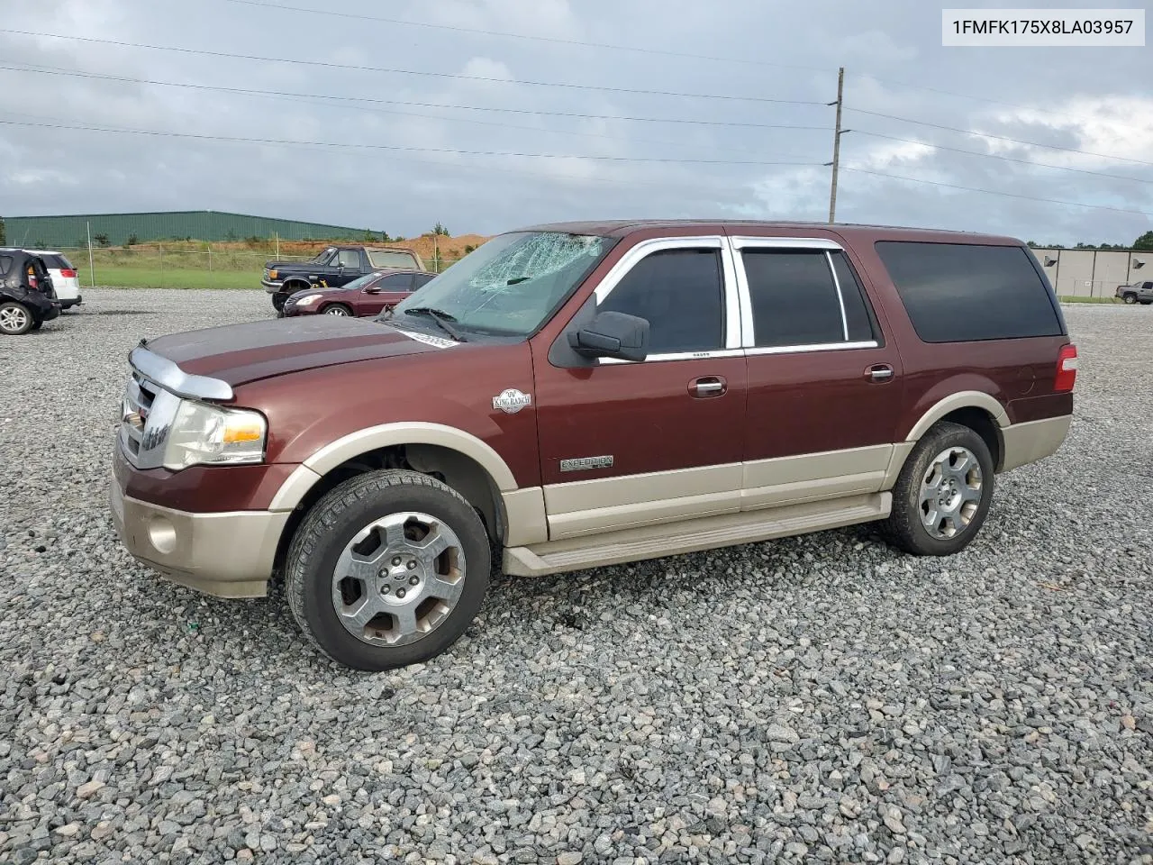 2008 Ford Expedition El Eddie Bauer VIN: 1FMFK175X8LA03957 Lot: 71288884