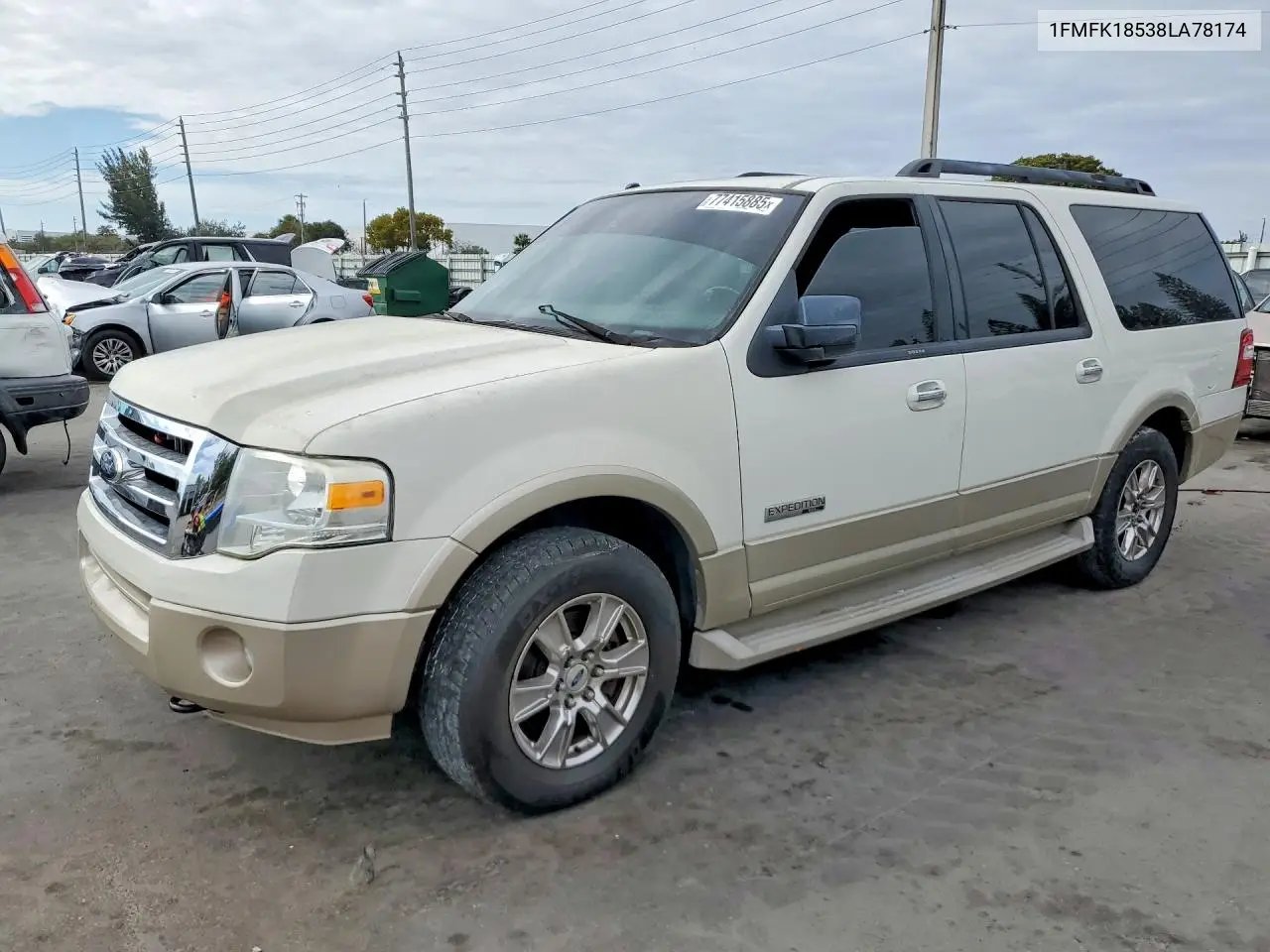 1FMFK18538LA78174 2008 Ford Expedition El Eddie Bauer