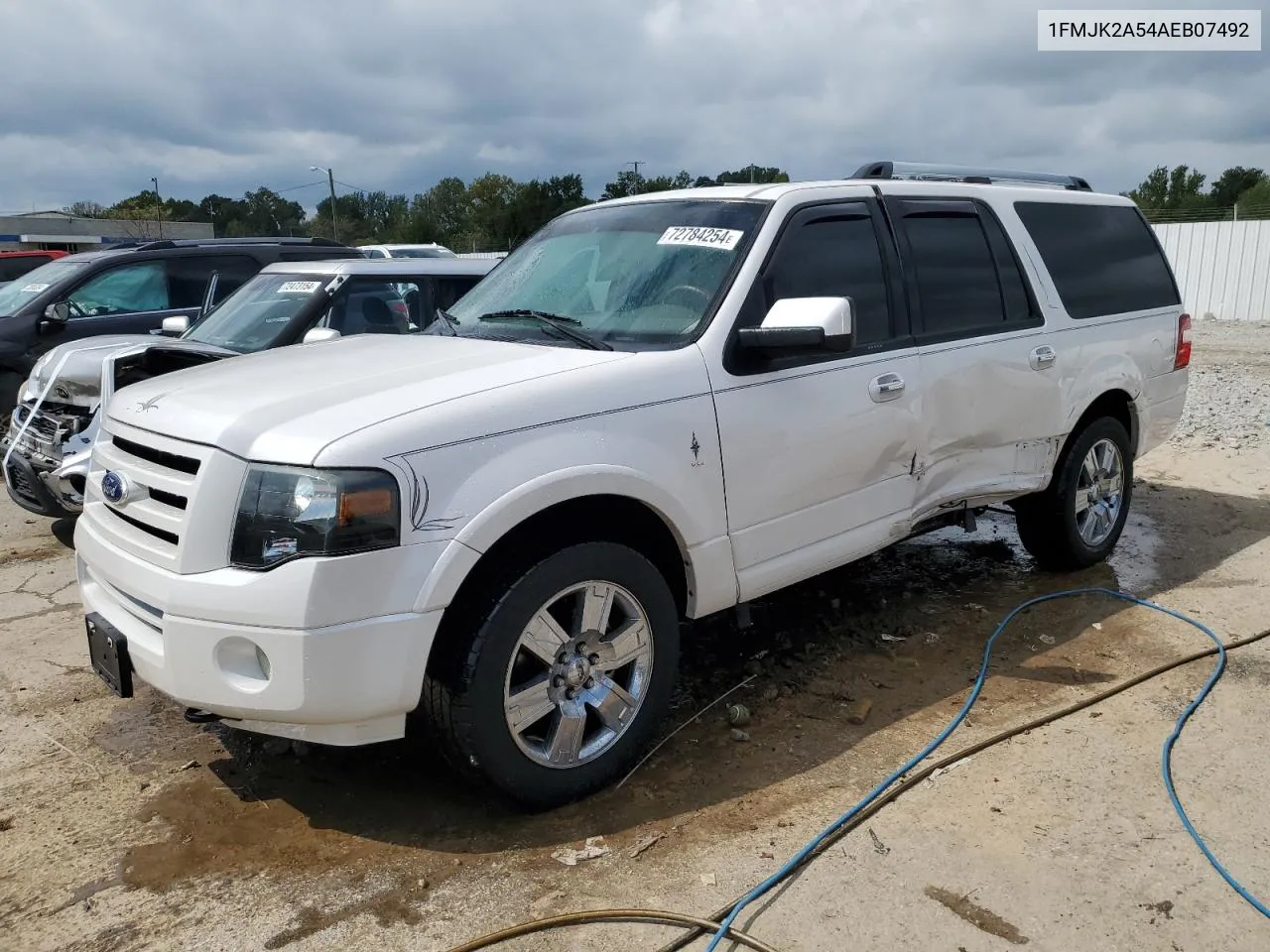 2010 Ford Expedition El Limited VIN: 1FMJK2A54AEB07492 Lot: 72784254