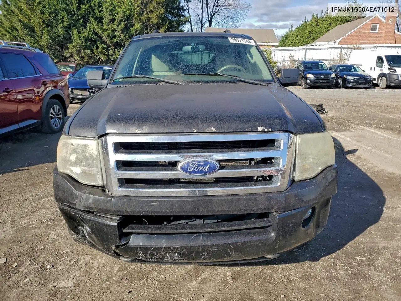 1FMJK1G50AEA71012 2010 Ford Expedition El Xlt