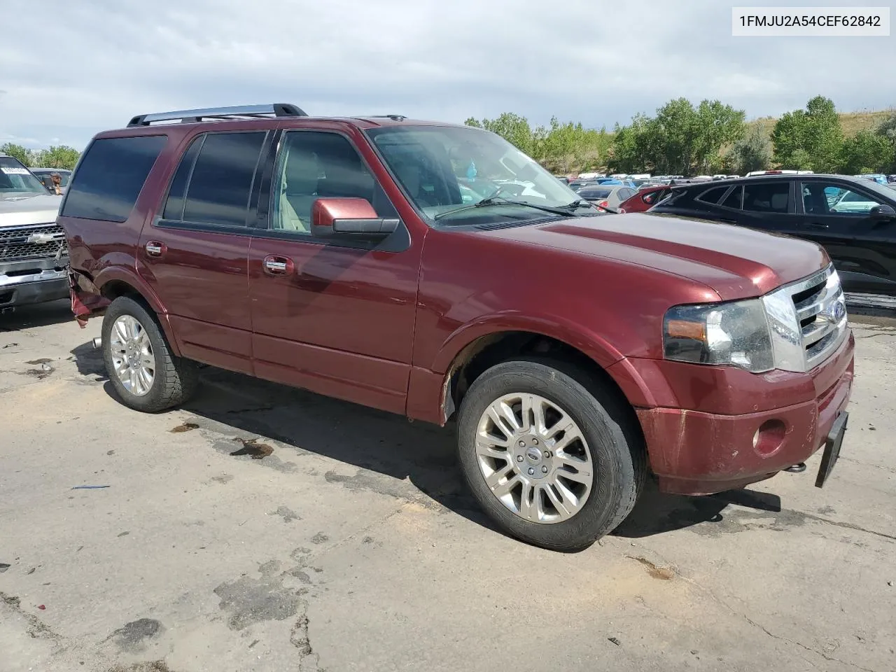 2012 Ford Expedition Limited VIN: 1FMJU2A54CEF62842 Lot: 68555454