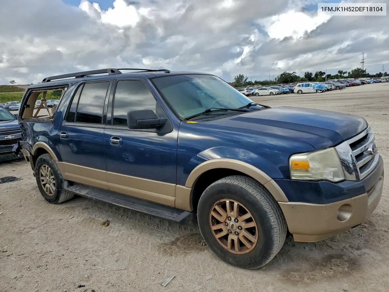 1FMJK1H52DEF18104 2013 Ford Expedition El Xlt