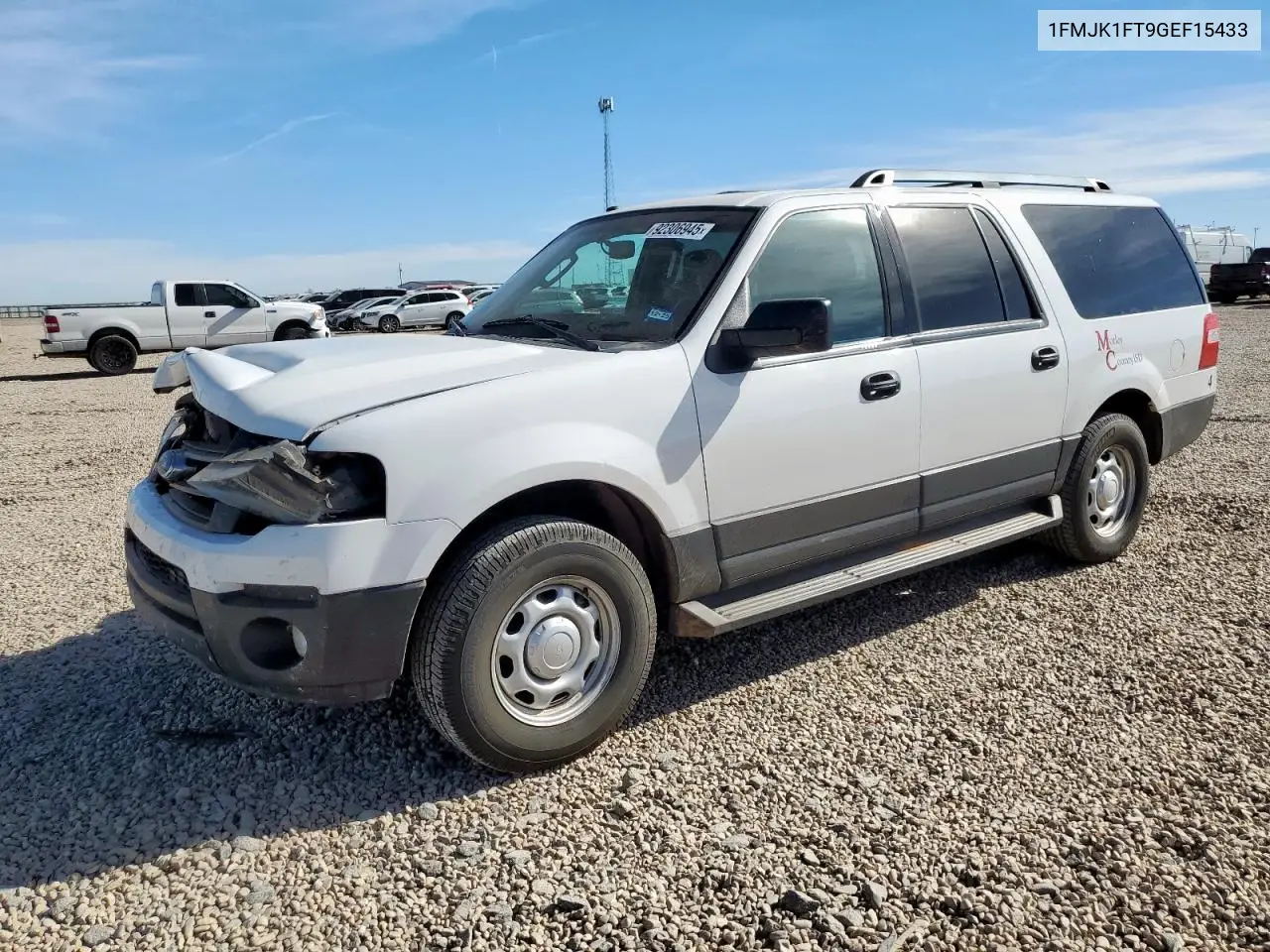 1FMJK1FT9GEF15433 2016 Ford Expedition El Xl