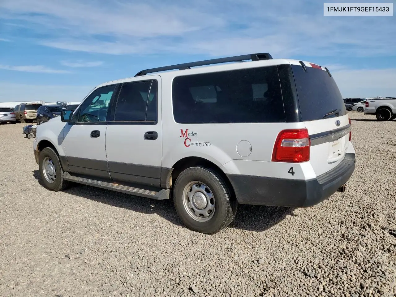 1FMJK1FT9GEF15433 2016 Ford Expedition El Xl