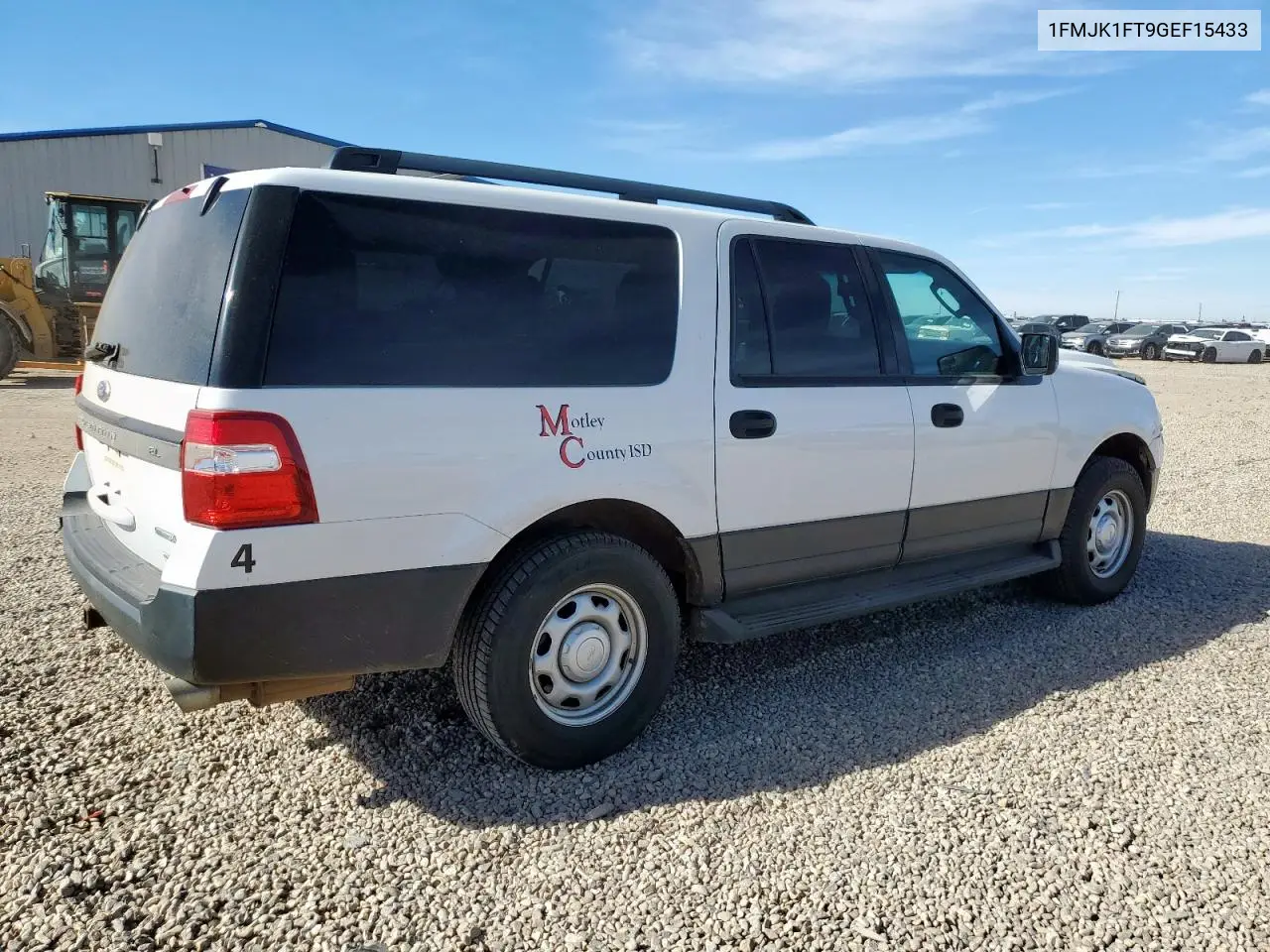 1FMJK1FT9GEF15433 2016 Ford Expedition El Xl