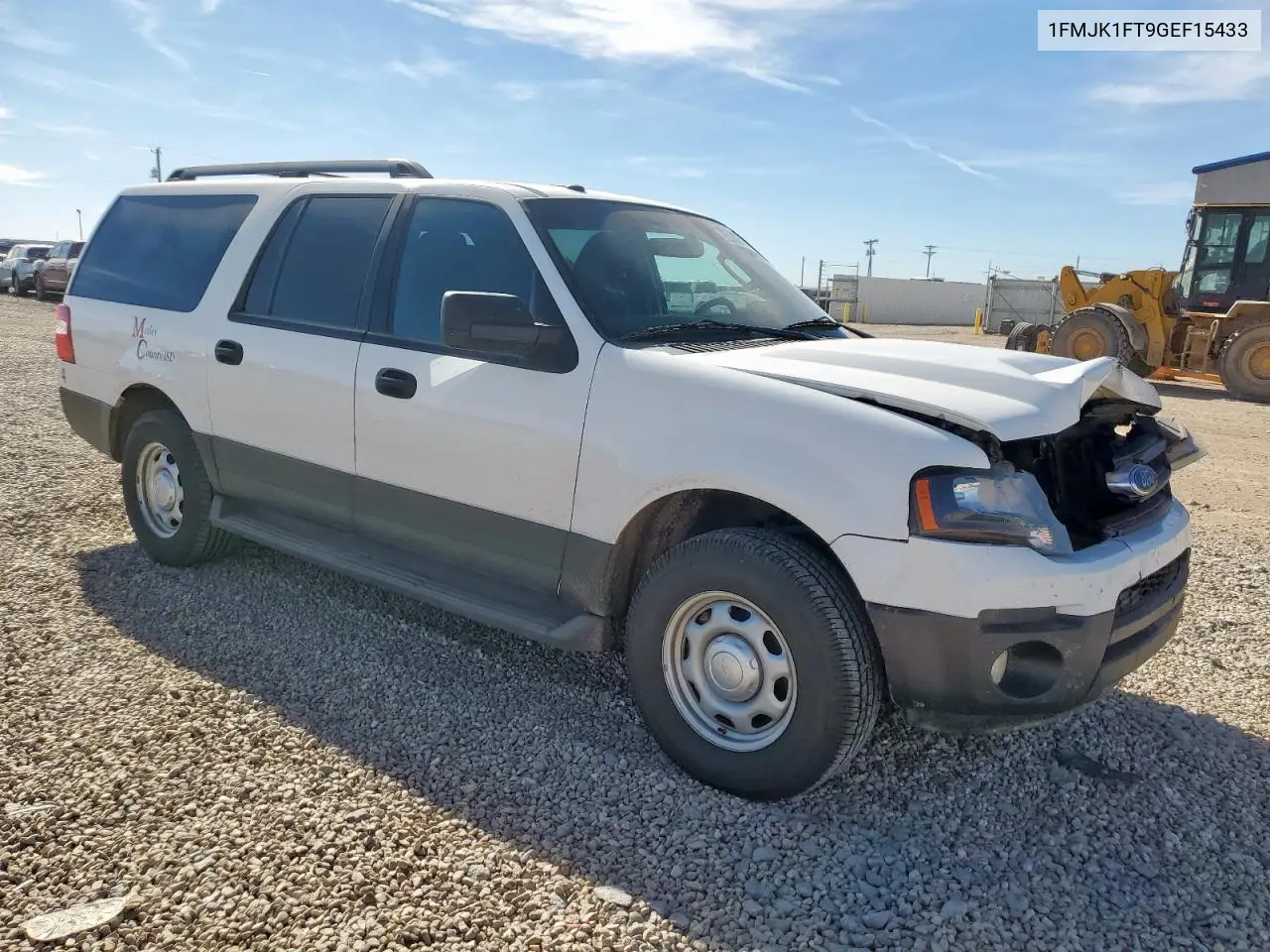 1FMJK1FT9GEF15433 2016 Ford Expedition El Xl