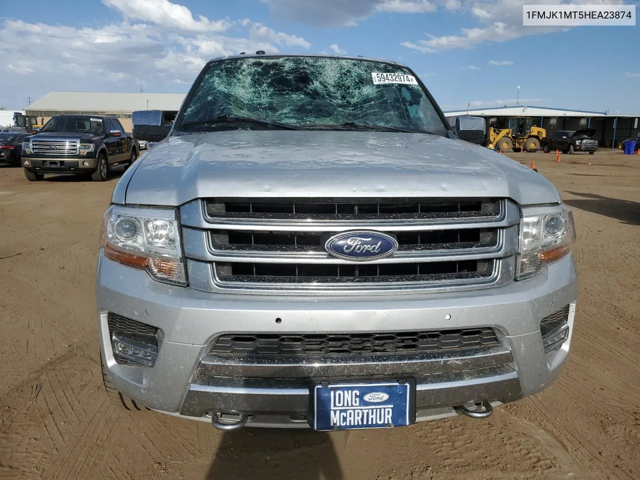 1FMJK1MT5HEA23874 2017 Ford Expedition El Platinum