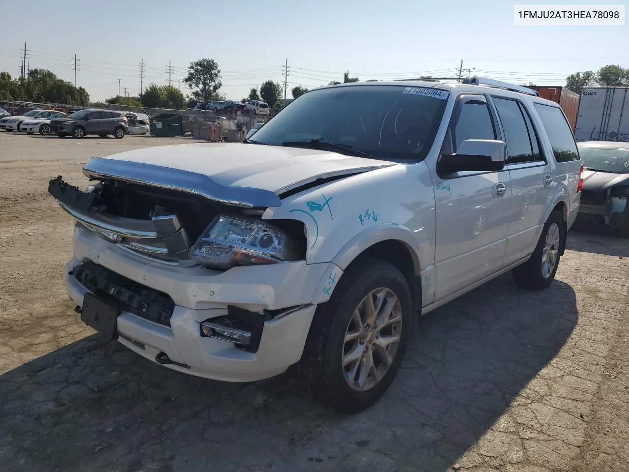 1FMJU2AT3HEA78098 2017 Ford Expedition Limited