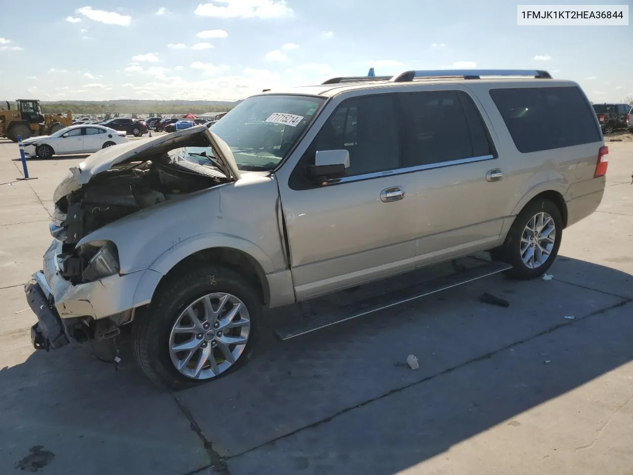 1FMJK1KT2HEA36844 2017 Ford Expedition El Limited