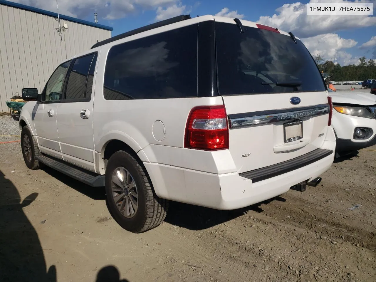 2017 Ford Expedition El Xlt VIN: 1FMJK1JT7HEA75575 Lot: 74335354