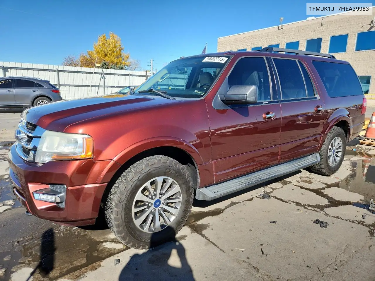 1FMJK1JT7HEA39983 2017 Ford Expedition El Xlt