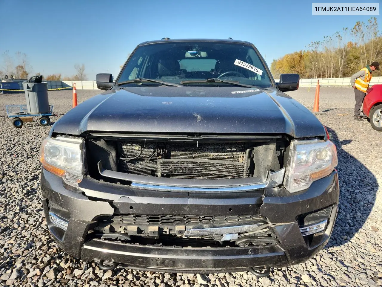 1FMJK2AT1HEA64089 2017 Ford Expedition El Limited