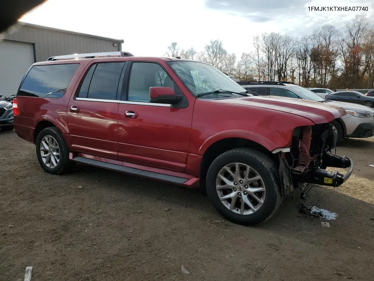 1FMJK1KTXHEA07740 2017 Ford Expedition El Limited
