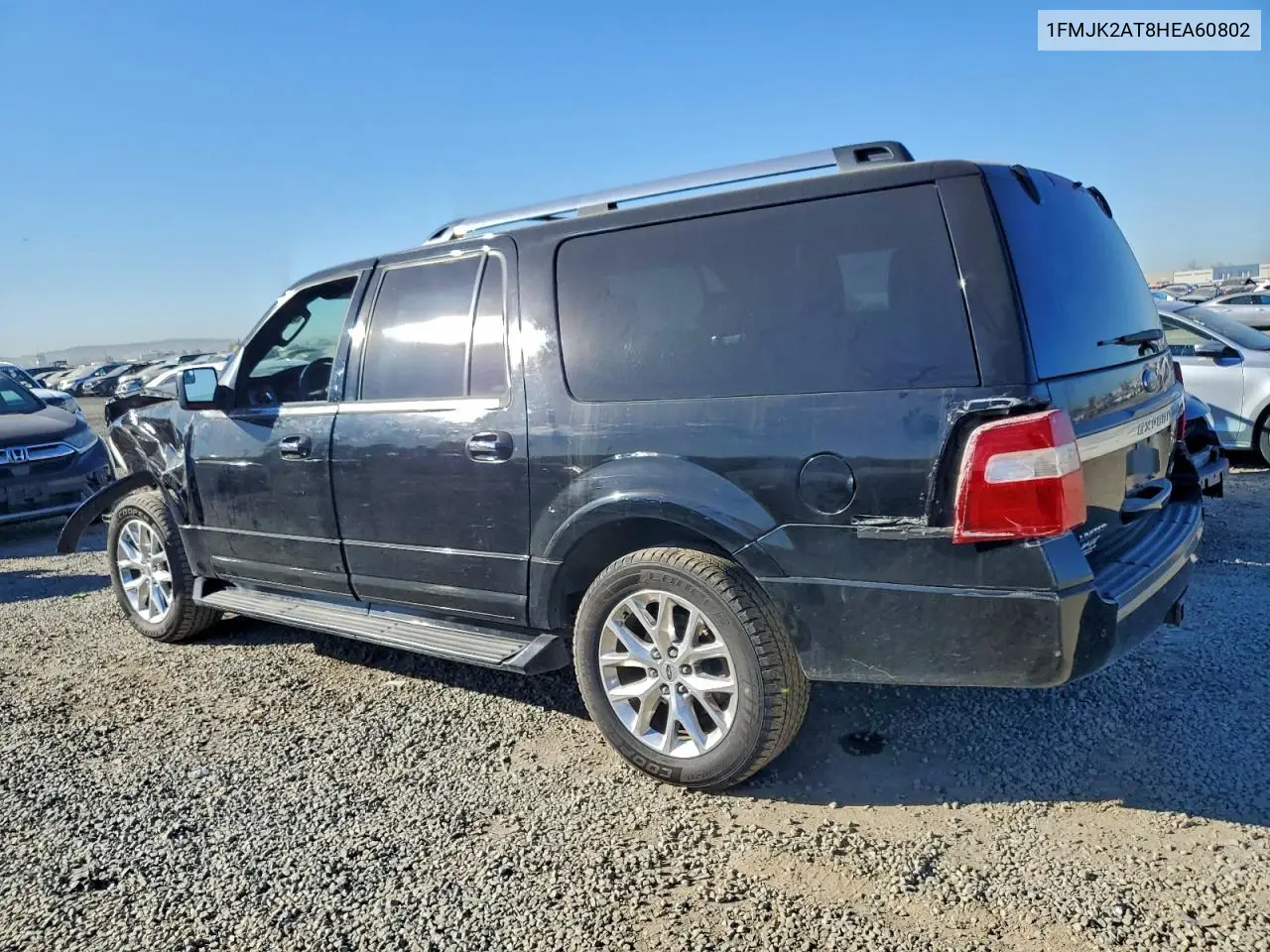 1FMJK2AT8HEA60802 2017 Ford Expedition El Limited