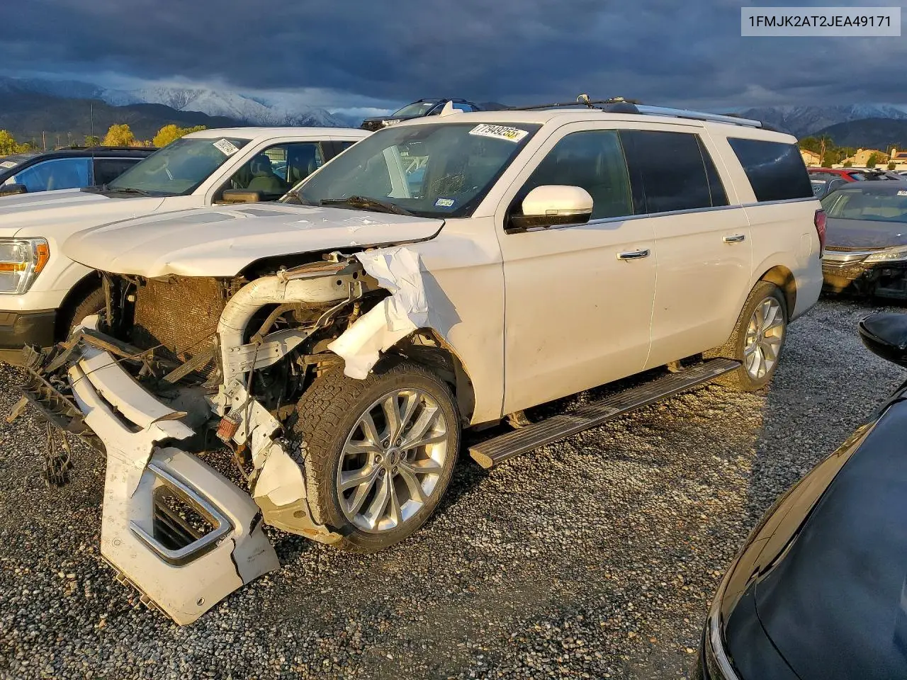 1FMJK2AT2JEA49171 2018 Ford Expedition Max Limited