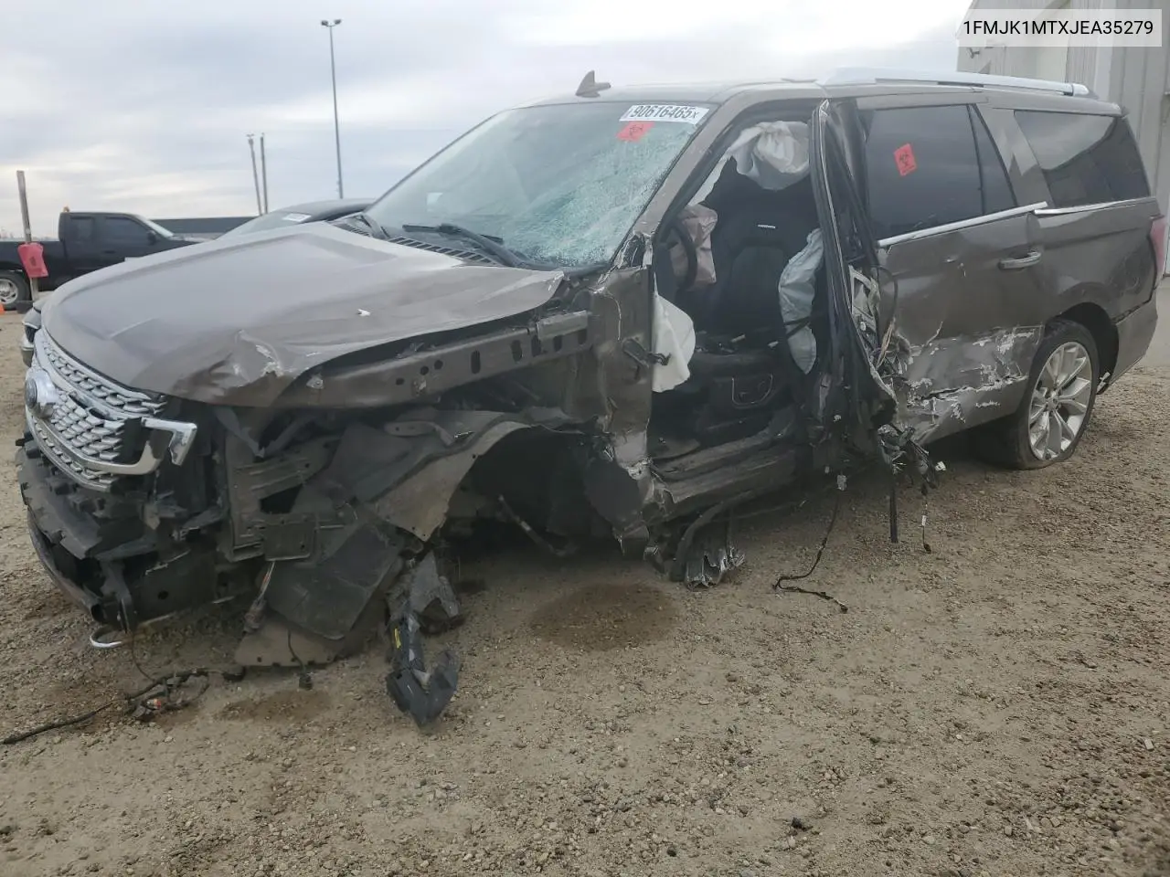 1FMJK1MTXJEA35279 2018 Ford Expedition Max Platinum