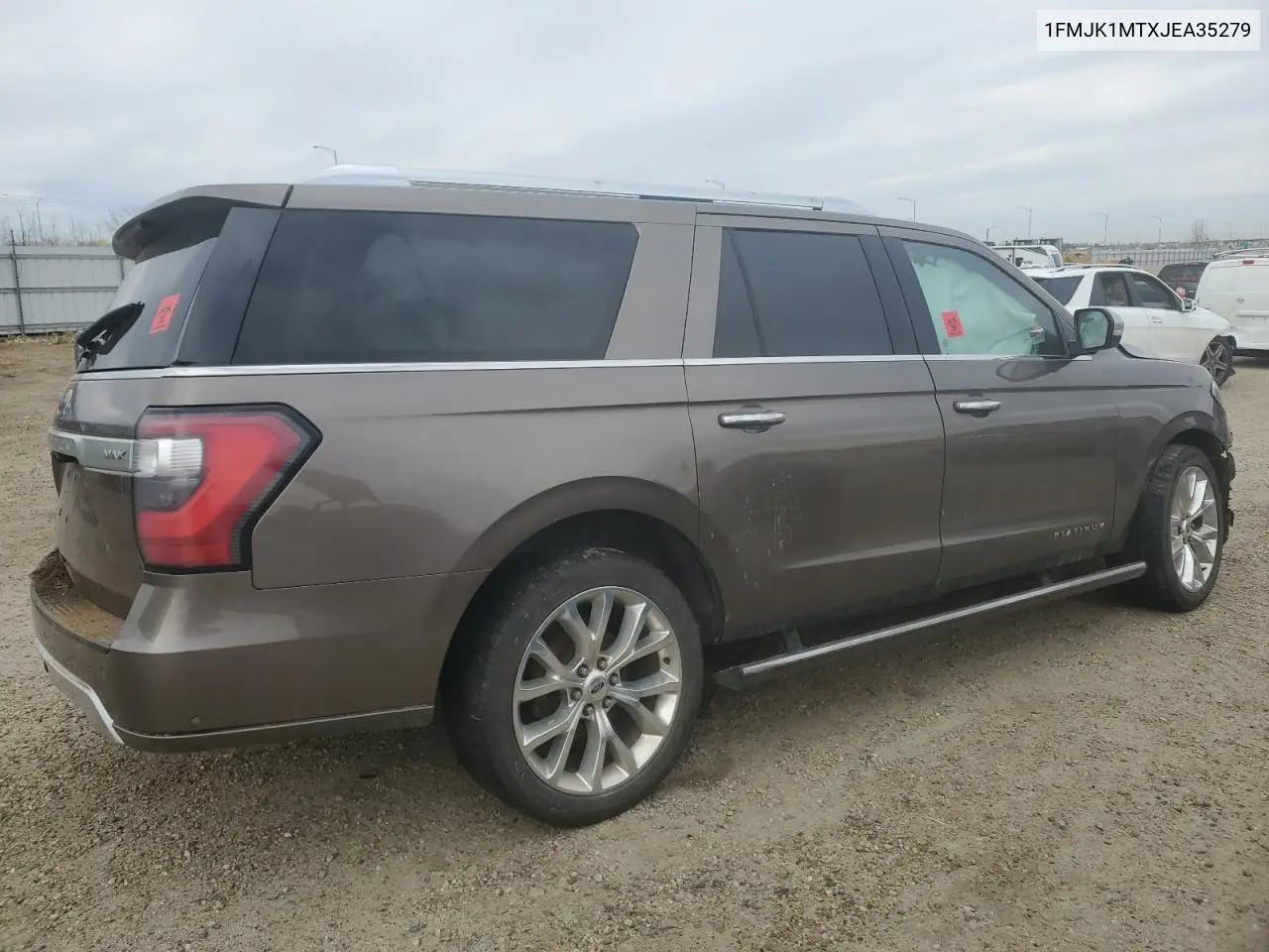 1FMJK1MTXJEA35279 2018 Ford Expedition Max Platinum