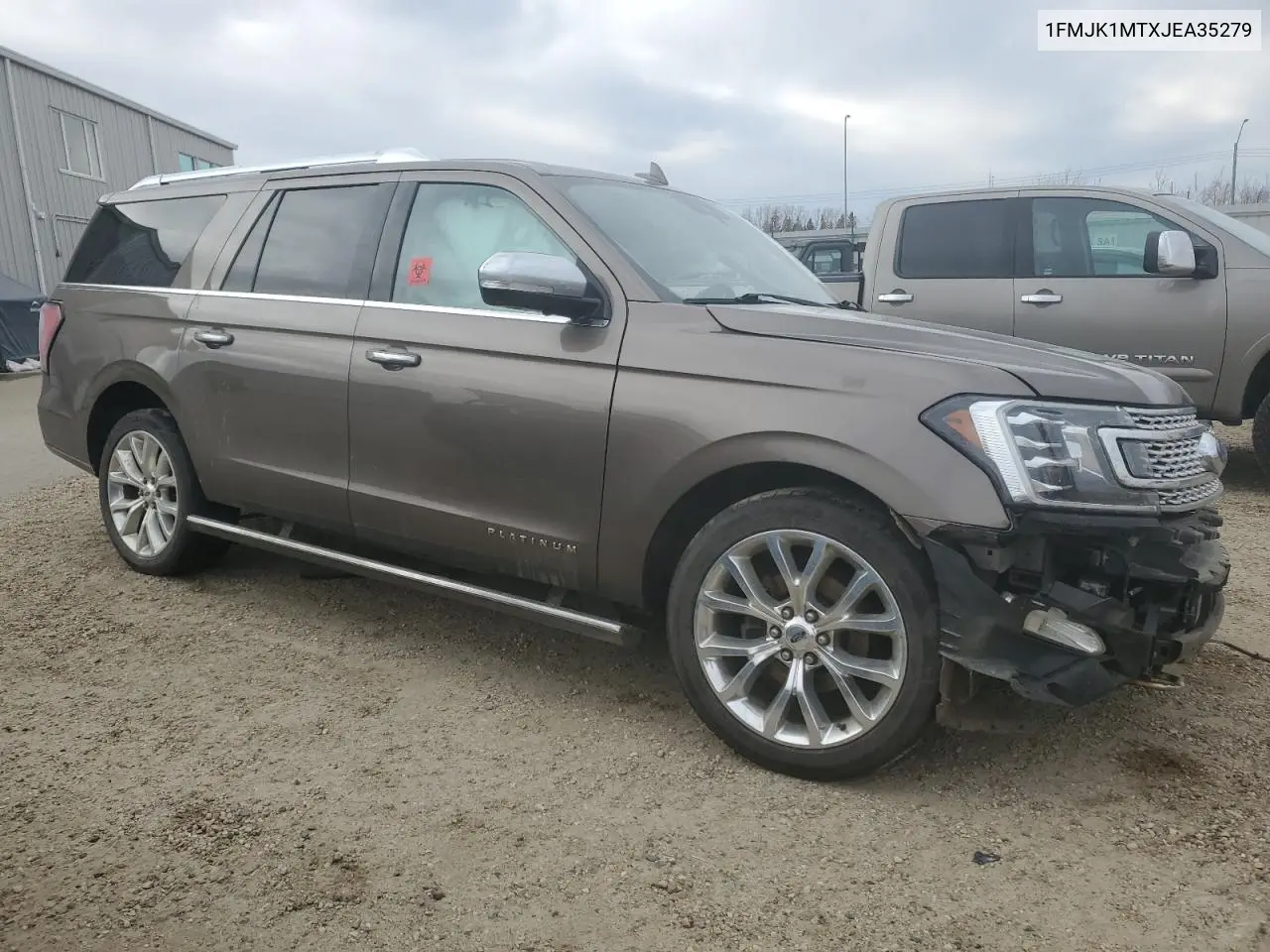 1FMJK1MTXJEA35279 2018 Ford Expedition Max Platinum