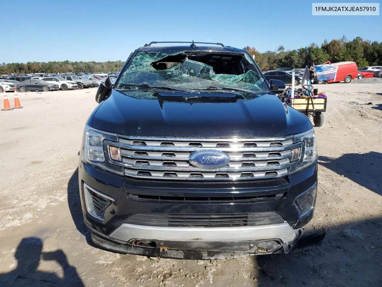 1FMJK2ATXJEA57910 2018 Ford Expedition Max Limited