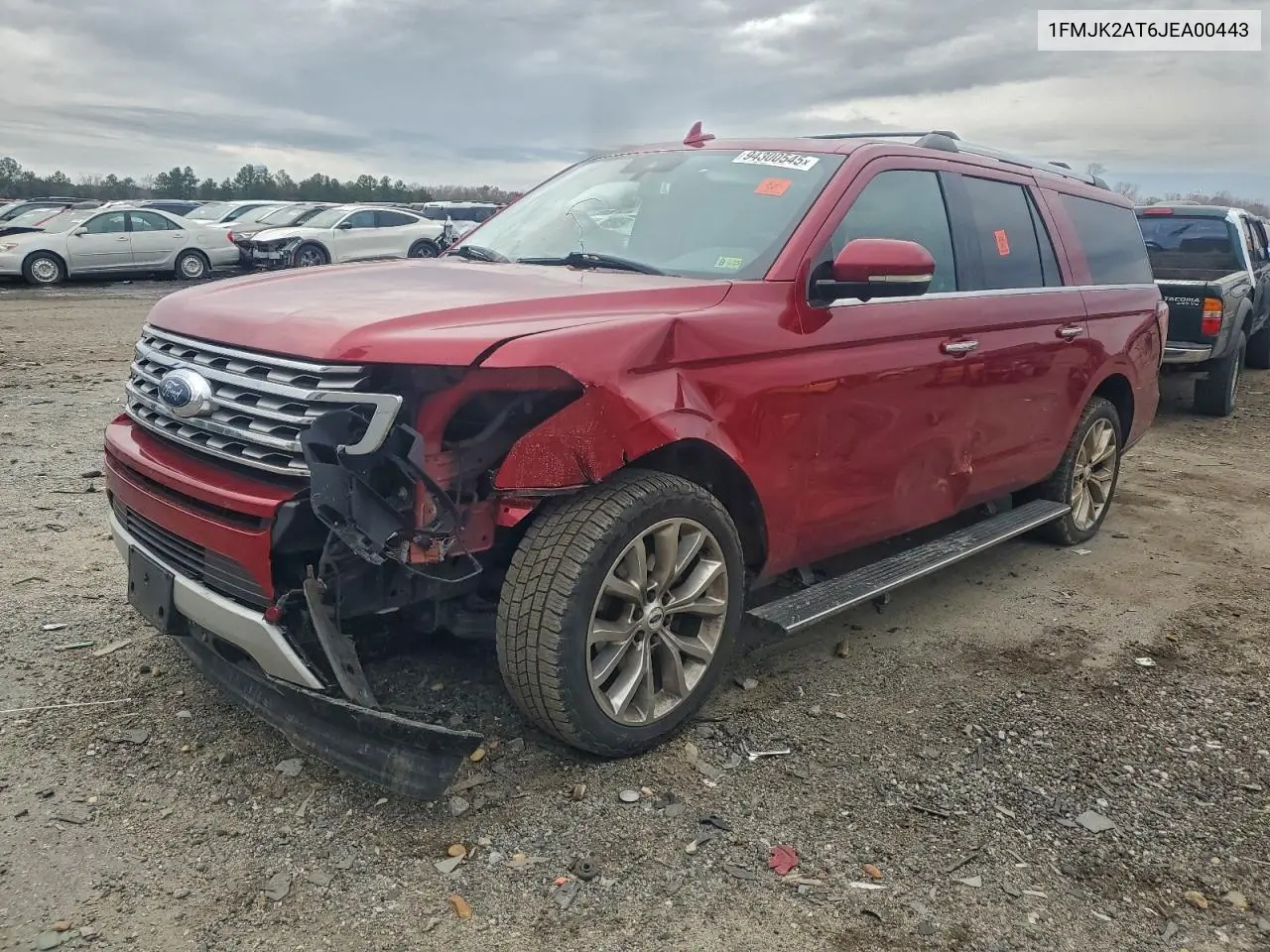 1FMJK2AT6JEA00443 2018 Ford Expedition Max Limited