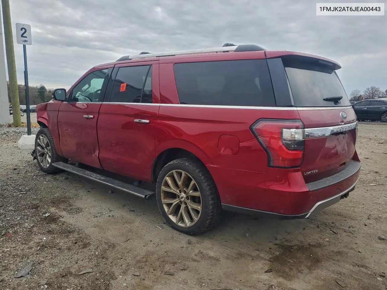1FMJK2AT6JEA00443 2018 Ford Expedition Max Limited