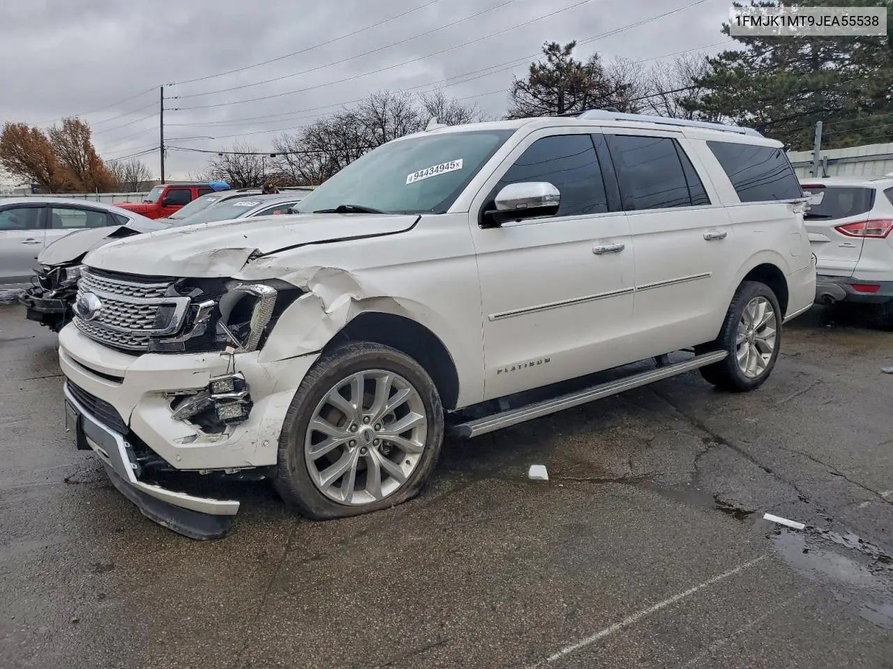 1FMJK1MT9JEA55538 2018 Ford Expedition Max Platinum