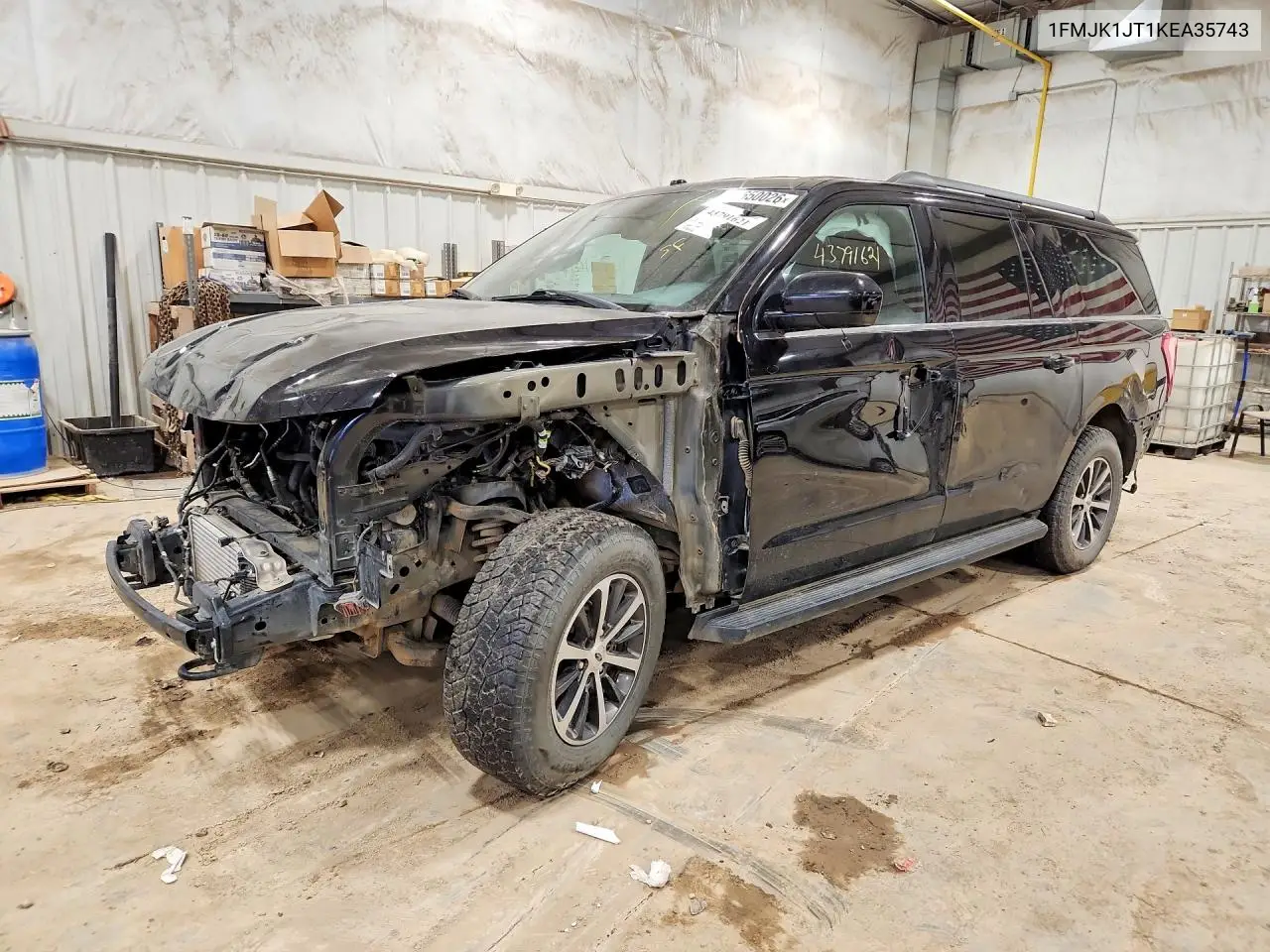 1FMJK1JT1KEA35743 2019 Ford Expedition Max Xlt