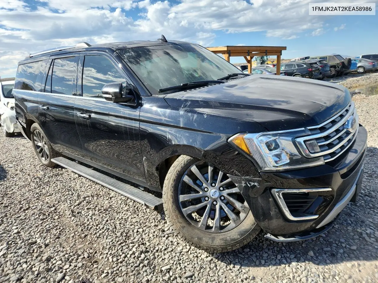 1FMJK2AT2KEA58986 2019 Ford Expedition Max Limited