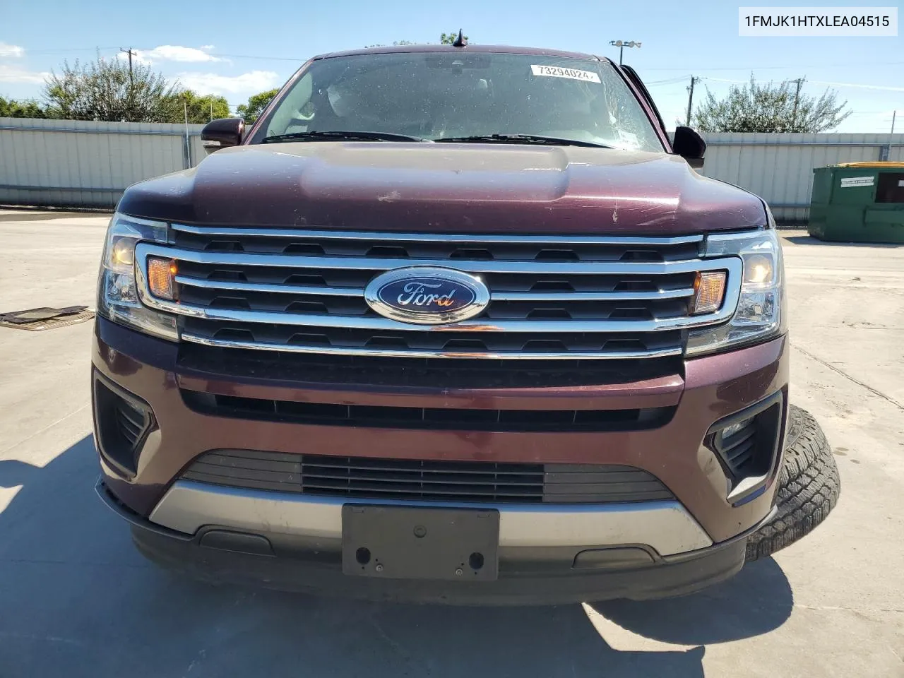 2020 Ford Expedition Max Xlt VIN: 1FMJK1HTXLEA04515 Lot: 73294024