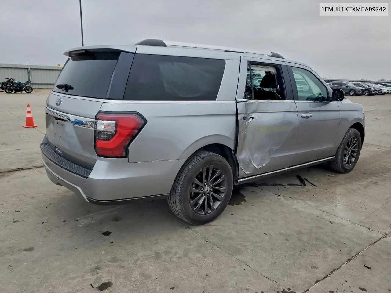 1FMJK1KTXMEA09742 2021 Ford Expedition Max Limited